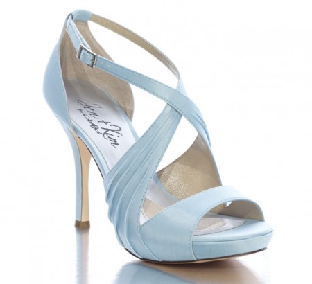 chaussure bleu femme mariage