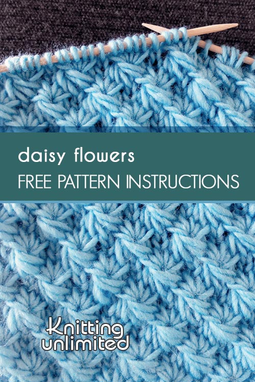 Daisy Flowers Knitting Unlimited