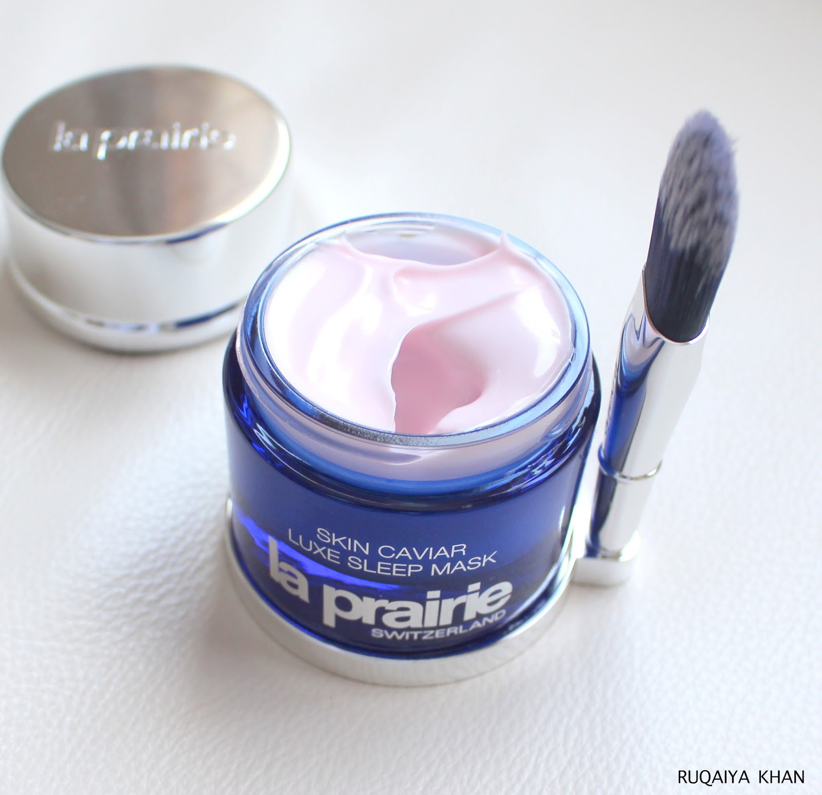 Ruqaiya Khan LA PRAIRIE Skin Caviar Luxe Sleep Mask Review