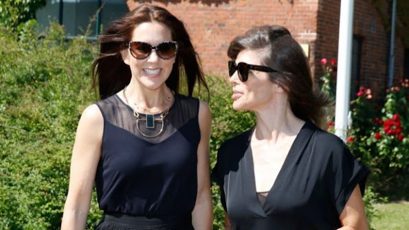 Crown Princess Mary of Denmark attended a fashion show organized by Malene Birger
