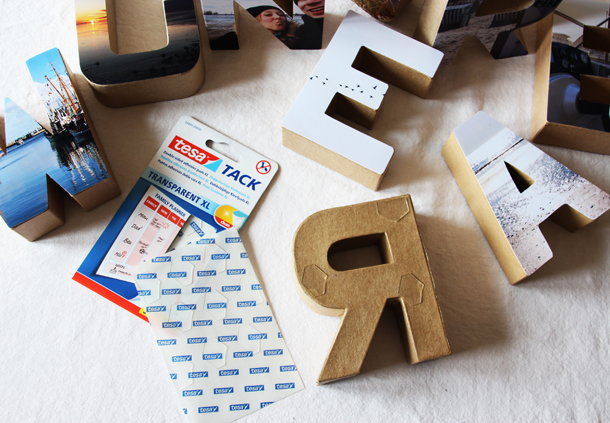 binedoro Blog, DIY-Projekt: 3D-Foto-Buchstaben, um schöne Erinnerungen festzuhalten binedoro Blog, DIY-Projekt: 3D-Foto-Buchstaben, um schöne Erinnerungen festzuhalten
