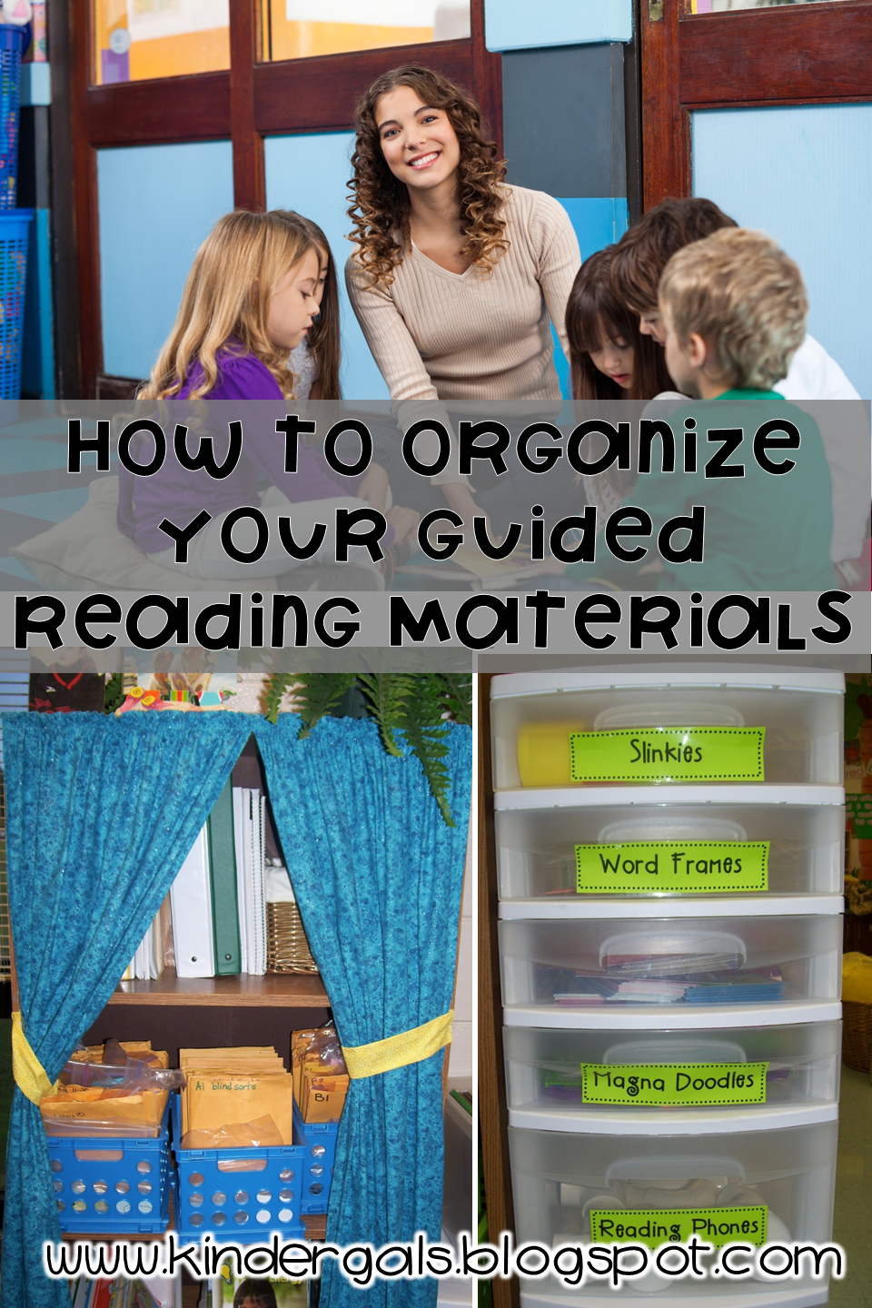 KinderGals How to Organize Your Guided Reading Materials