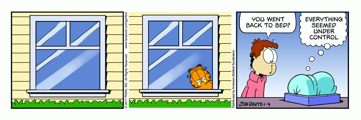 Aprendendo en com Garfield traduzido em português