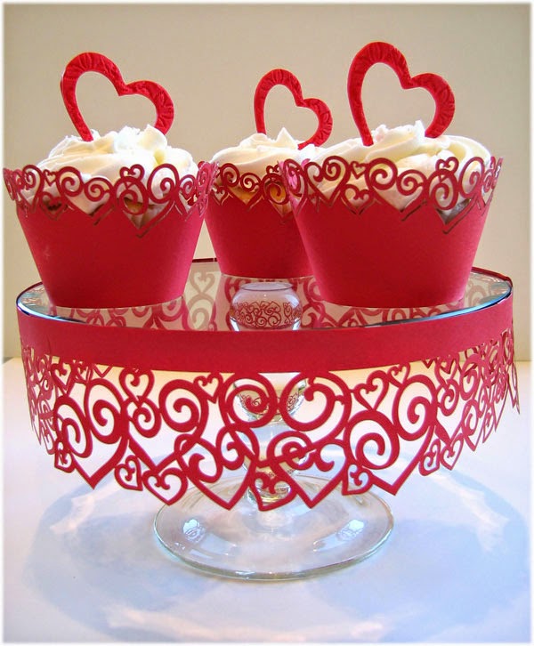 Cupcakes de Boda Rojos, parte 1