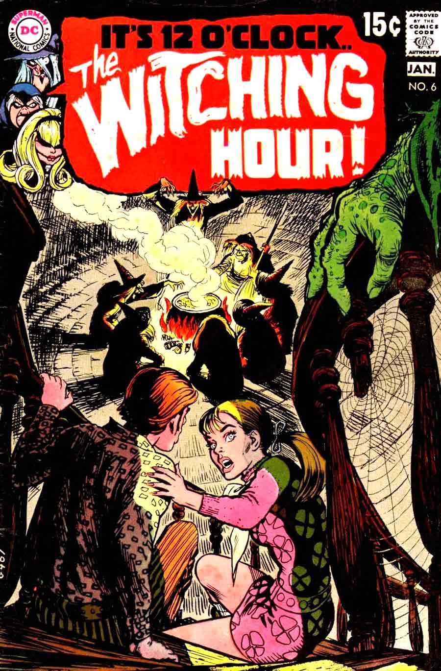 Witching Hour #6 - mis-attributed Alex Toth art - Pencil Ink