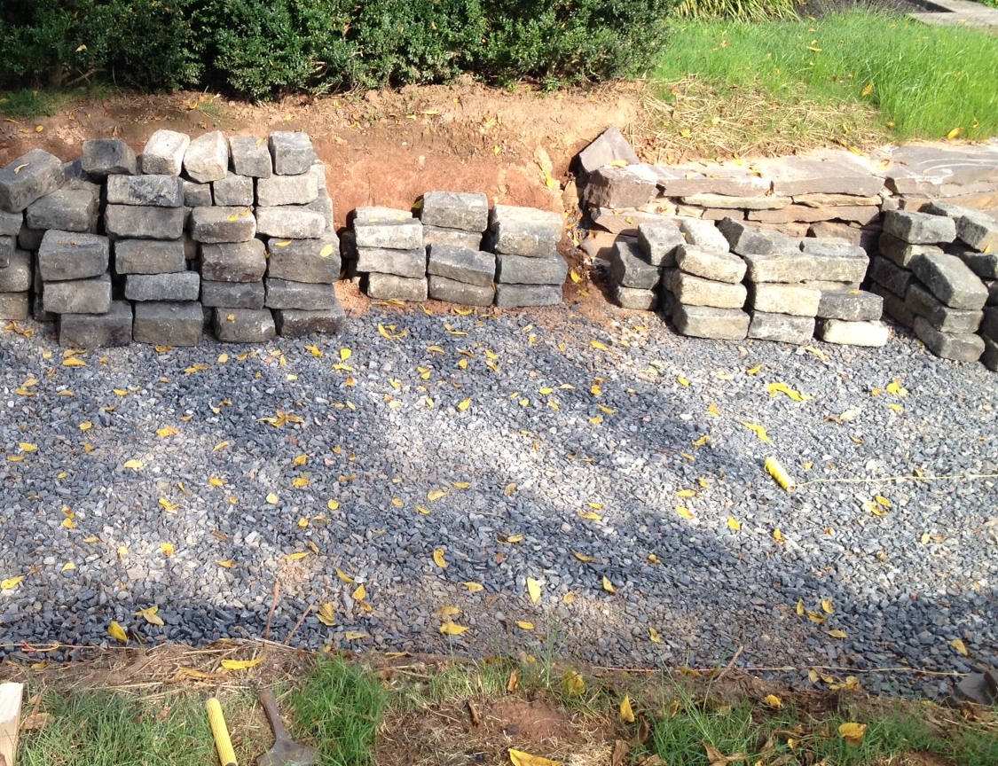 High Street Market Driveway Update Cobblestone Apron (Progress)