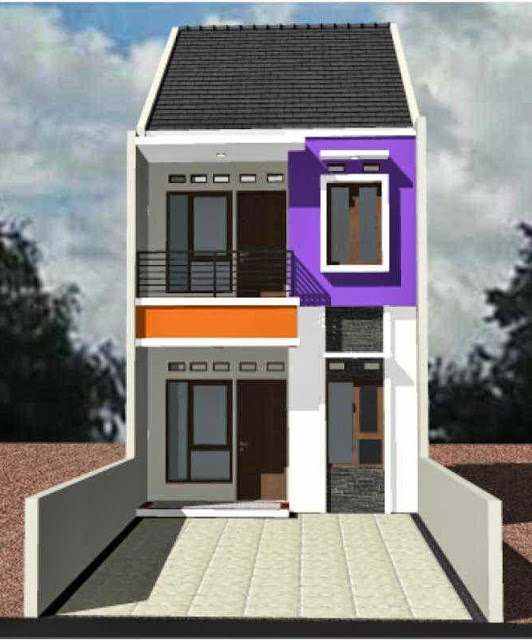 Contoh rumah minimalis type 36 2 lantai