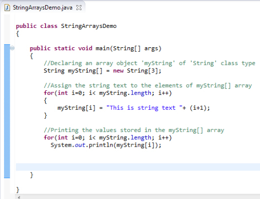 TESTING TOOLS QA TRAINING: String Arrays image.