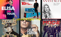 Vinci gratis i biglietti Tour di Elisa,Zucchero, Venditti, Anastacia, Modà e tanti altri Logo Vinci gratis i biglietti Tour di Elisa,Zucchero, Venditti, Anastacia, Modà e tanti altri