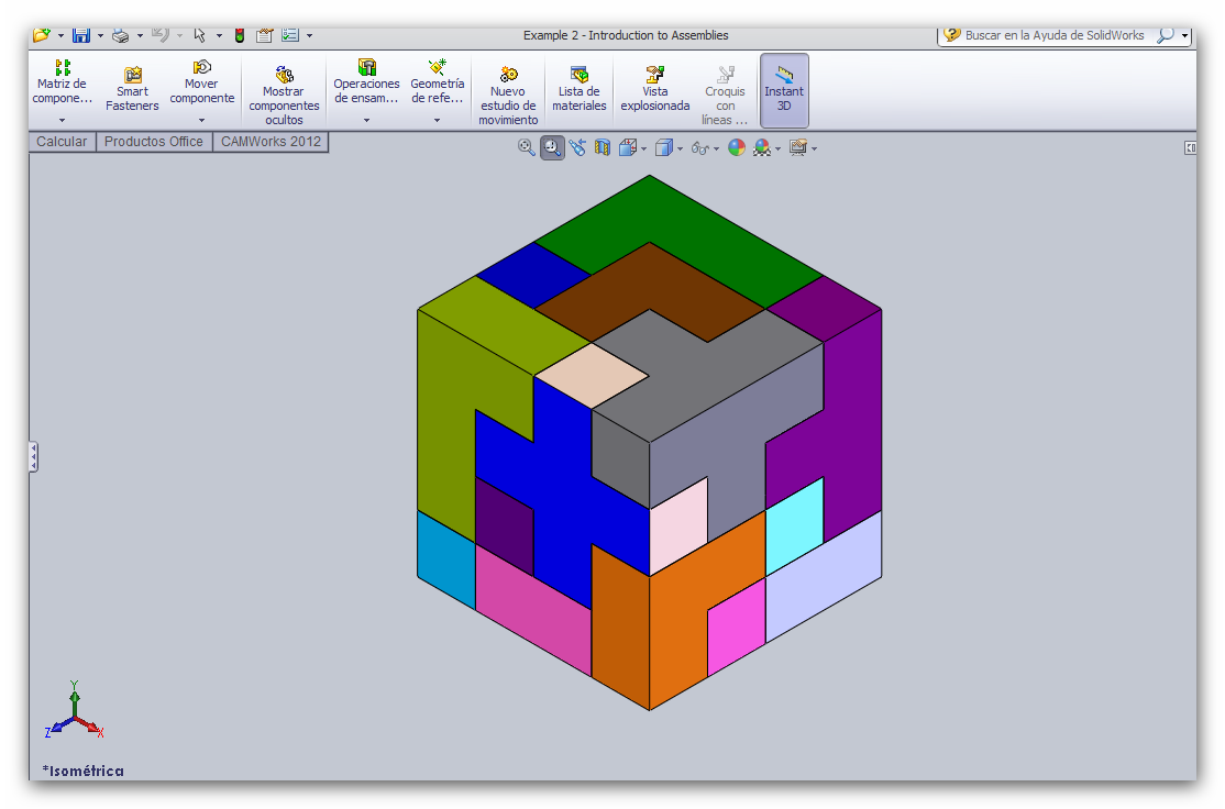 Recursos educativos: Primeros dos ensambles a realizar en SW
