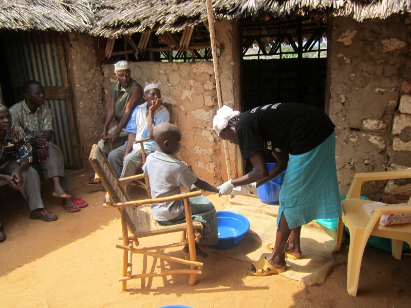 testing11 Jigger Eradication Sokoni Community, Located in Roka