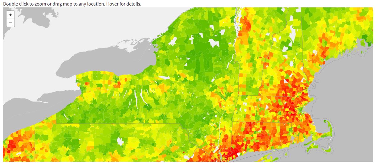 Herkimer and Oneida Counties Census Data Affiliate Carbon Footprints