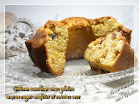 Gâteau moelleux sans gluten aux oranges confites et raisins secs Gâteau moelleux sans gluten aux oranges confites et raisins secs