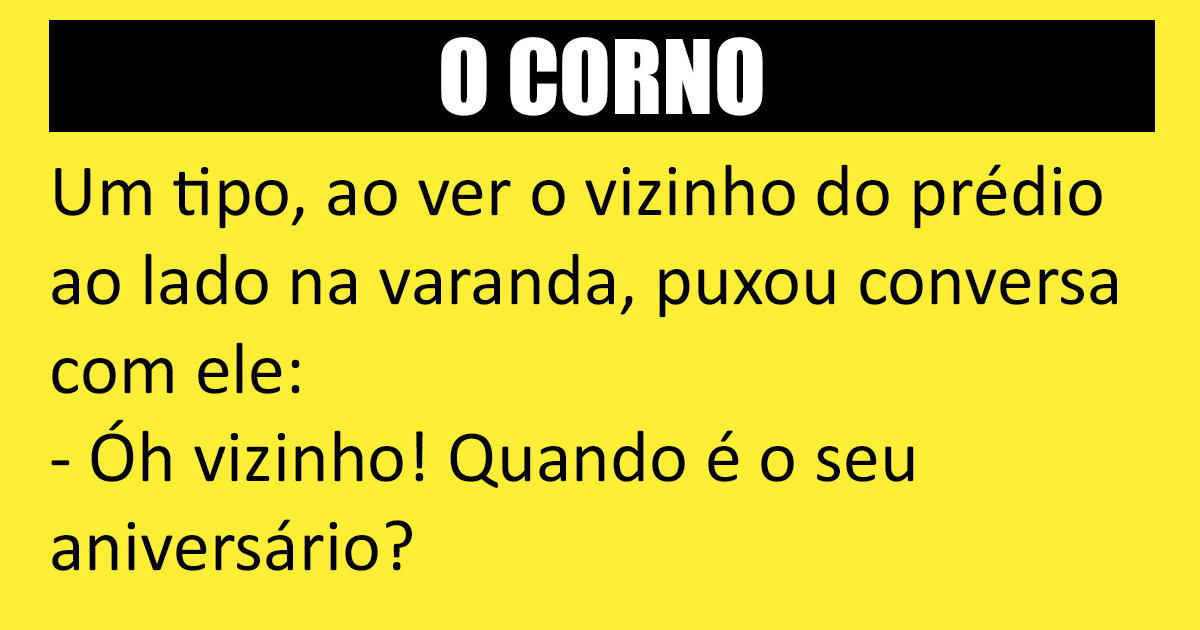 Vizinho com problemas de visão Vizinho com problemas de visão