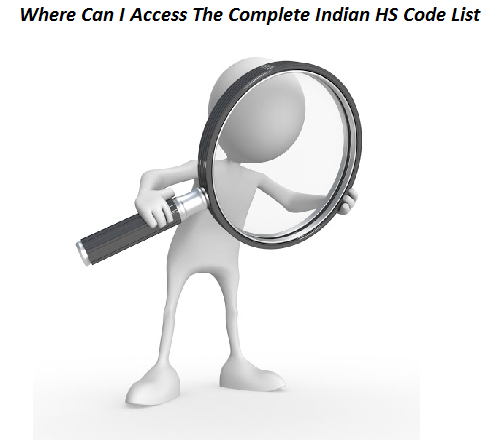 Where Can I Access The Complete Indian HS Code List Where Can I Access The Complete Indian HS Code List