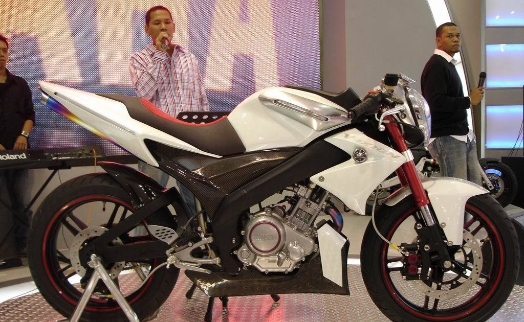Info Modifikasi Motor: Menggeber Vixion Putih Kesayangan Info Modifikasi Motor: Menggeber Vixion Putih Kesayangan