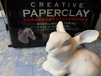 creative paper clay tutorial by kevin whitham finishing animal sculpture built on papercraft armature