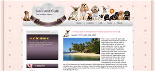 Cool and Cute Blogger Template