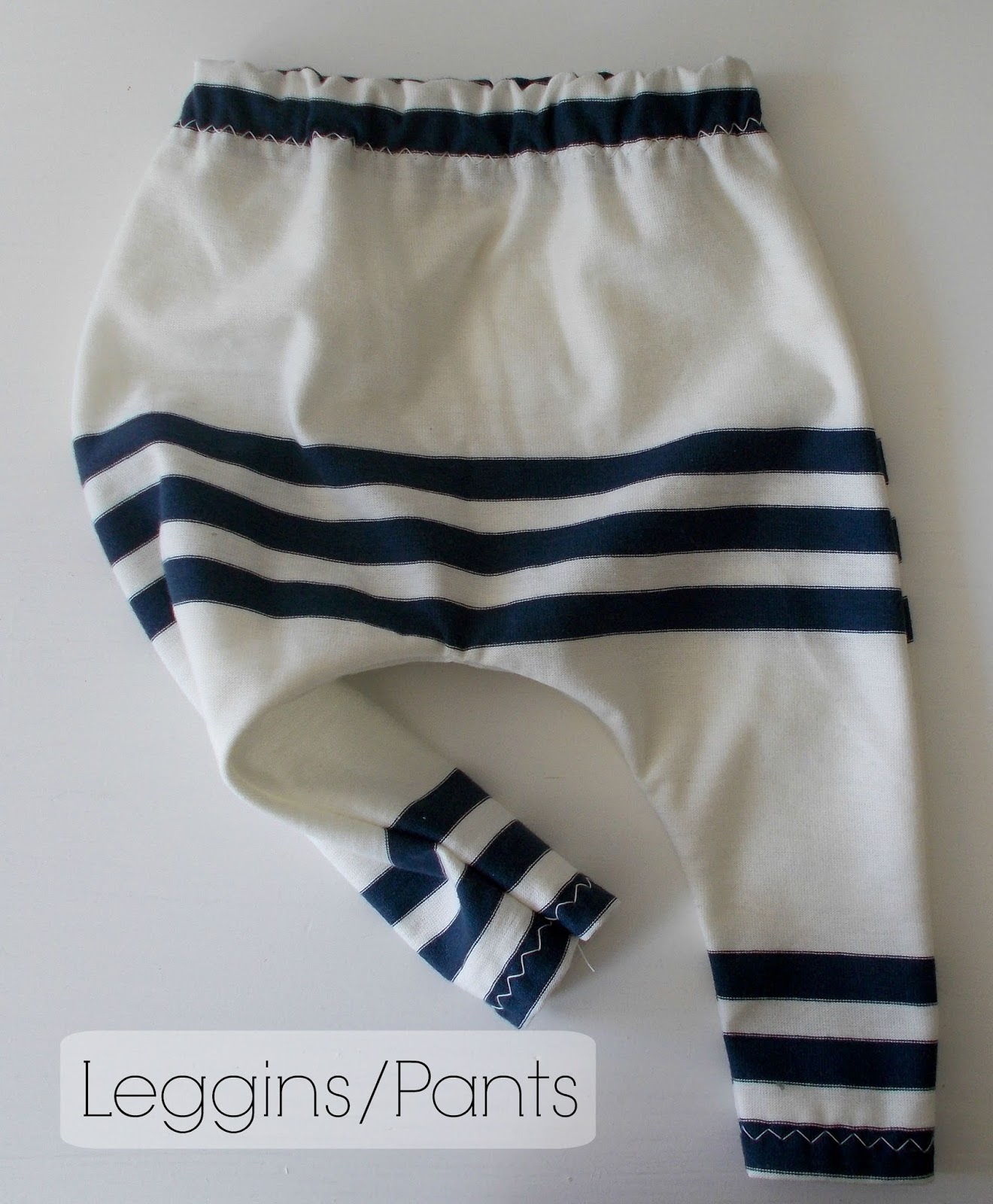  Blue stripes baby harem pants