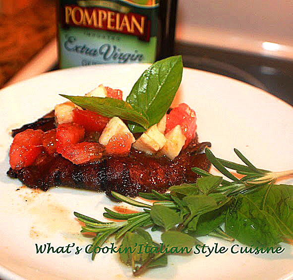 Portabello Insalata Caprese Video Recipe and Review What's Cookin
