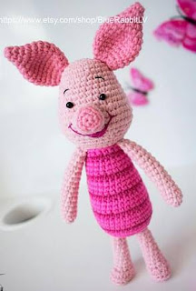 PATRON GRATIS PIGLET | WINNIE THE POOH AMIGURUMI 37915