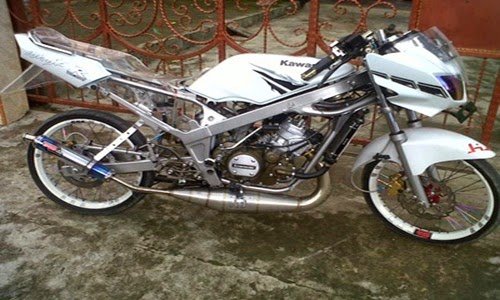 Daftar/Kumpulan/Rincian Gambar Modifikasi Kawasaki Ninja R 150 Terbaru Gambar Modifikasi Kawasaki Ninja R 150 Terbaik 2015