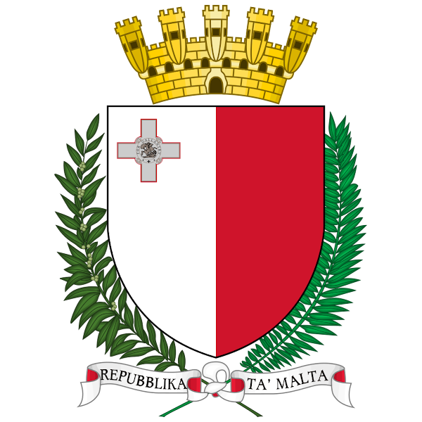 Logo Gambar Lambang Simbol Negara Malta PNG JPG ukuran 600 px