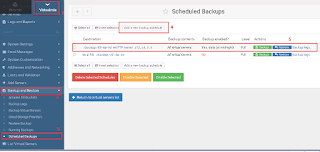 Setting Scheduled Backup on Drupal Virtualmin In FTP