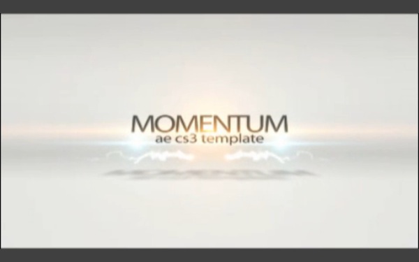 Momentum After Effects Template