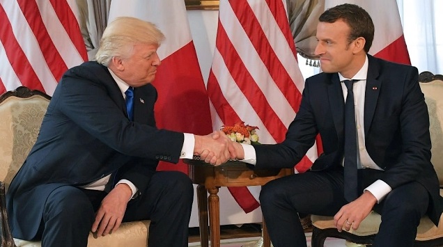 الرئيس الفرنسى إيمانويل ماكرون يعلن تحديه لدونالد ترامب الرئيس الفرنسى إيمانويل ماكرون يعلن تحديه لدونالد ترامب