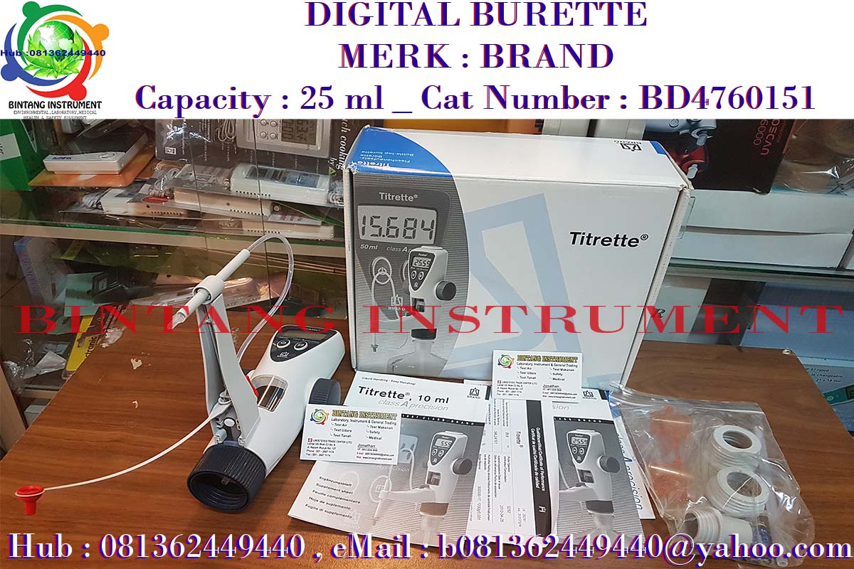 BINTANG INSTRUMENT 081362449440 Jual Digital Burette Brand Jual BRAND
