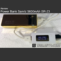 Performa Pengisian Power Bank Sanriz 5600mAh SR-23