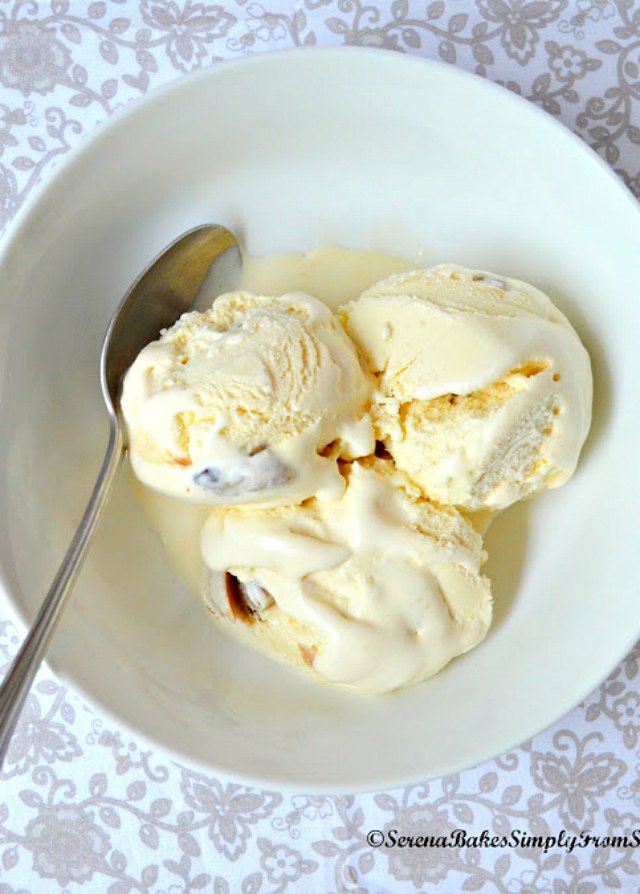 Chocolate Chip Cookie Dough Ice Cream recipe from Serena Bakes Simply From Scratch is the perfect sweet treat on a hot day! 