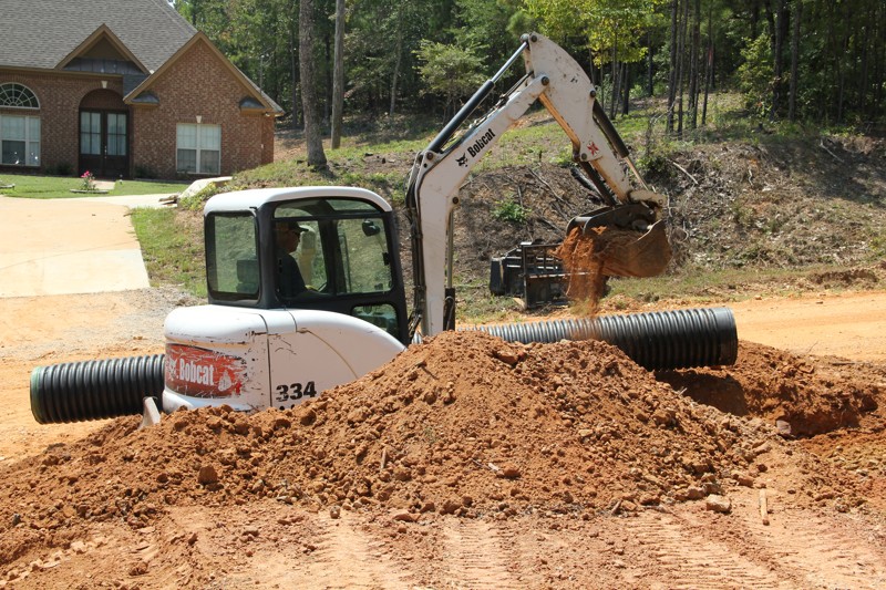 CT Hauling & Materials LLC Building a Gravel Driveway in Verbena, AL.