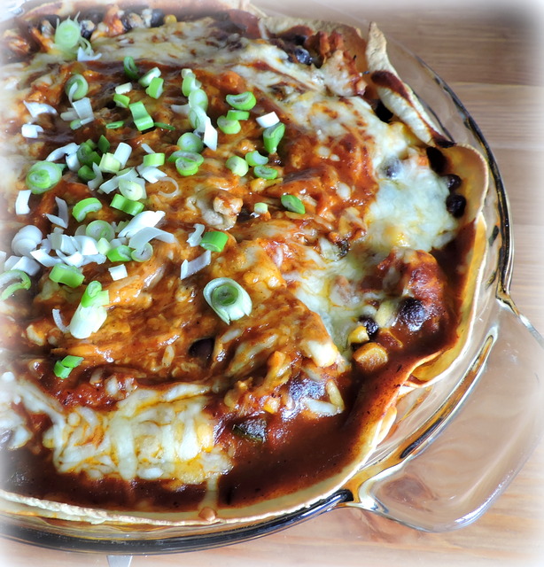 The English Kitchen Chicken Enchilada Bake