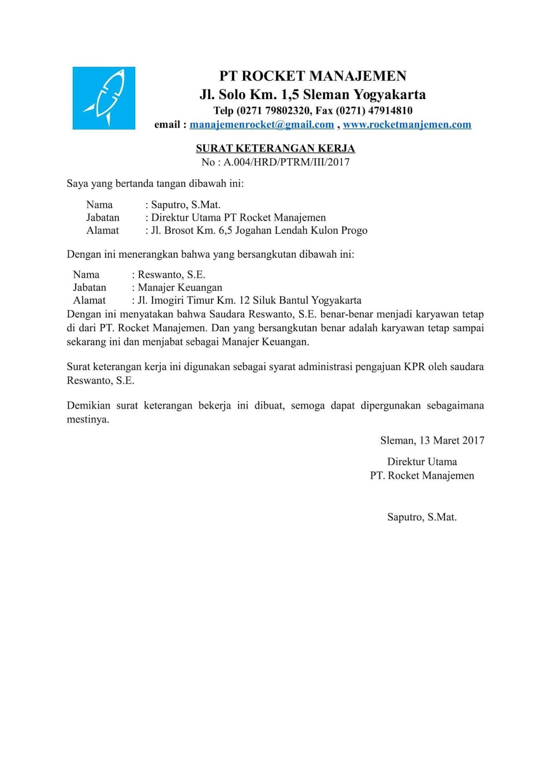 contoh surat keterangan kerja untuk kpr contoh surat keterangan kerja untuk kpr