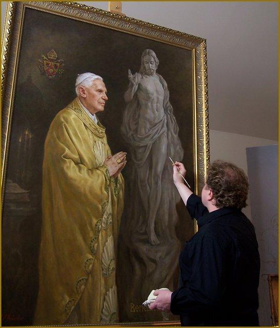 George Eliot Forretningsmand Aske Art Now and Then: Pope Portraits