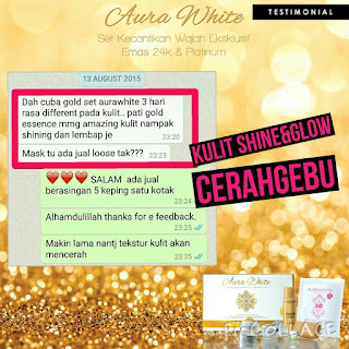AuraWhite 24K Gold Skincare Murah