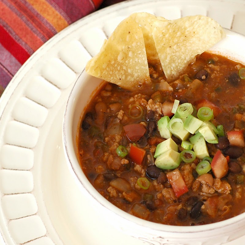 Savoring Time in the Kitchen Spicy Turkey Chili