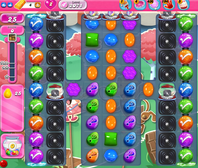 Candy Crush Saga level 2071 Candy Crush Saga level 2071