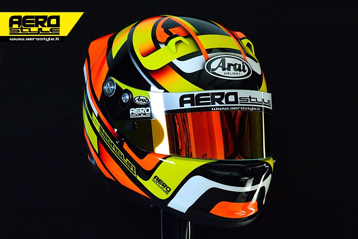Racing Helmets Garage Arai SK6 Sinigaglia 2014 by Aerostyle Aerografie
