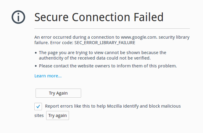 Sec_error_library_failure