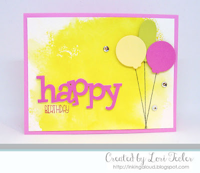 Birthday Balloon Trio card-designed by Lori Tecler/Inking Aloud-stamps and dies from WPlus9