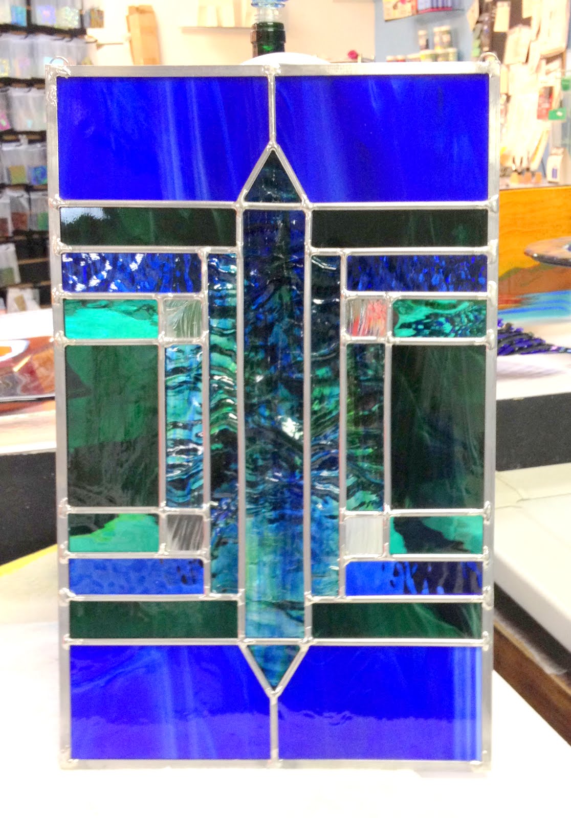 Unearthing My Creative Identity Leaded Glass Class at Glasslink, Fort