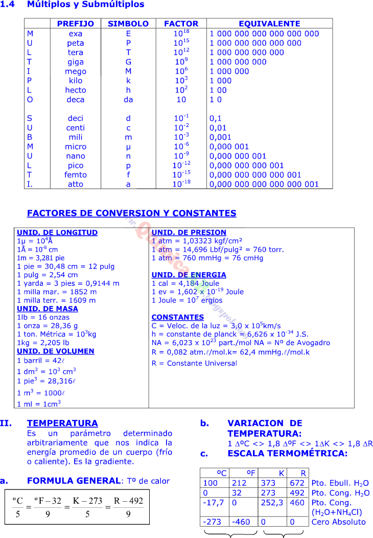 SISTEMA INTERNACIONAL DE UNIDADES DENSIDAD TEMPERATURA MATERIA ENERGIA TEORIA DE PREPARATORIA SISTEMA INTERNACIONAL DE UNIDADES DENSIDAD TEMPERATURA MATERIA ENERGIA TEORIA DE PREPARATORIA