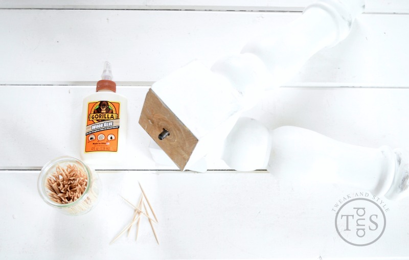 Tweak Style Blog How To Repair A Stripped Screw Hole In Wood