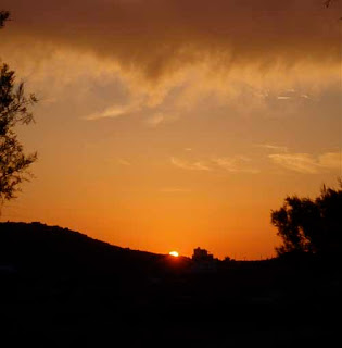Sunset Naxos Greek Islands Greece