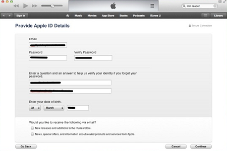 cara membuat apple id iphone