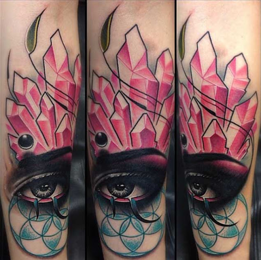 Cristais rosa