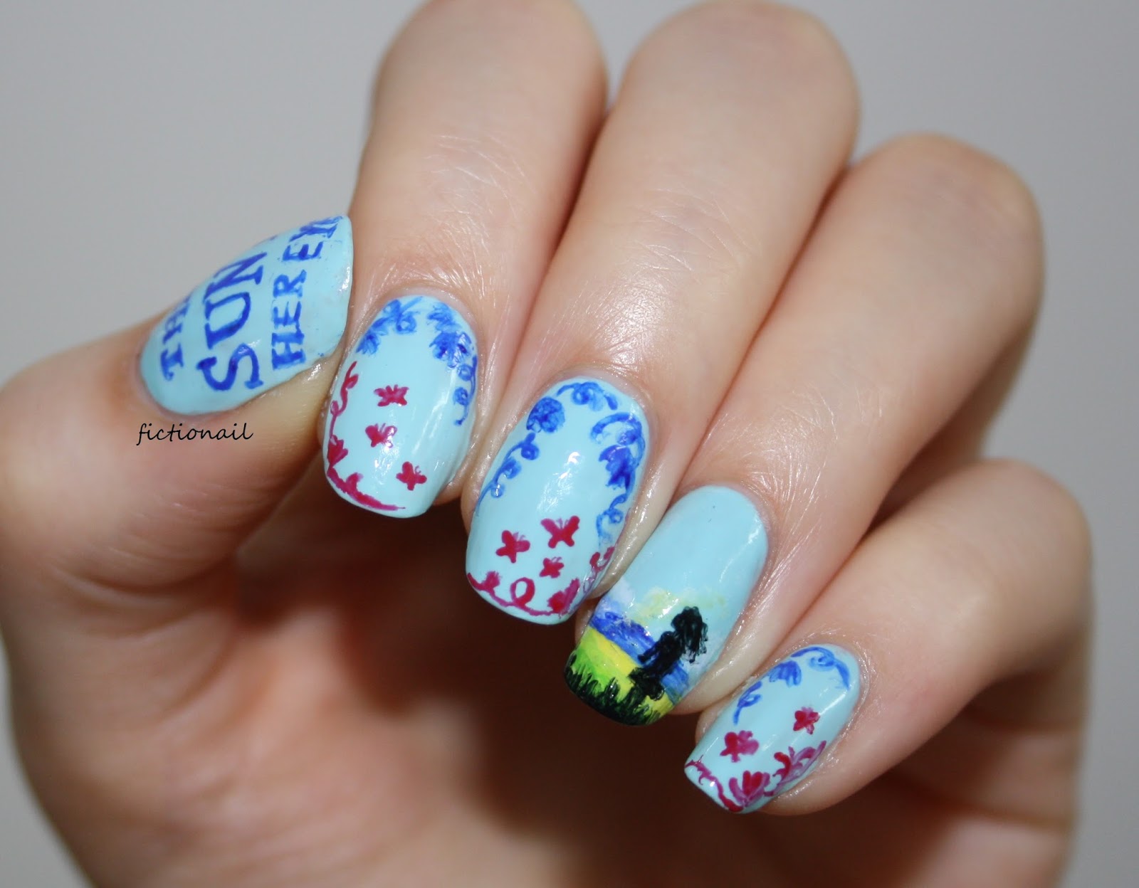 The Sun in Her Eyes Book Cover Nails